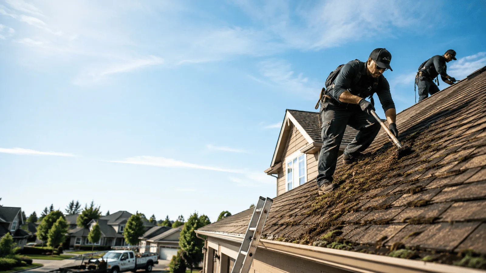Roof Moss Removal in Hagerstown, IN near me